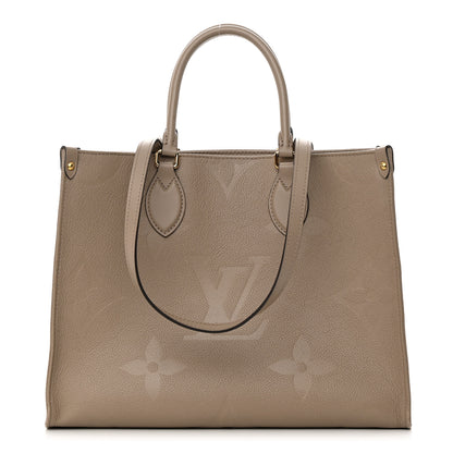 Louis Vuitton Empreinte Monogram Giant Onthego MM Tourterelle 1 of 14