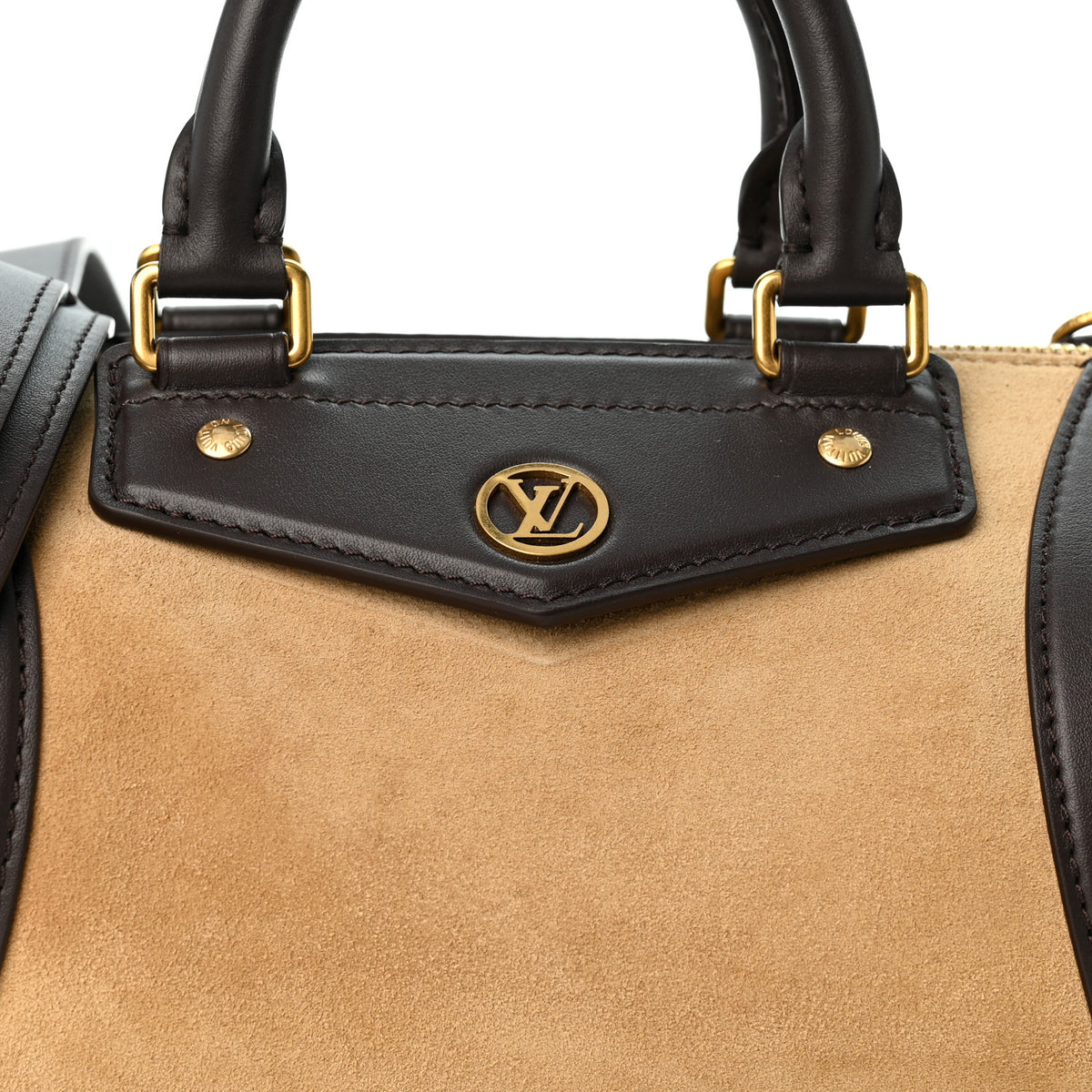 Louis Vuitton Suede Calfskin LV Biker PM Noisette 6 of 8