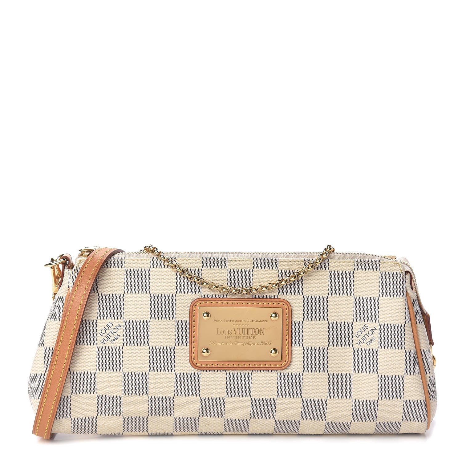 Louis Vuitton Damier Azur Eva Clutch 1 of 10