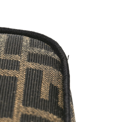 Fendi Fabric Jacquard FF 1974 Medium Baguette Tobacco Moro Black 16 of 19
