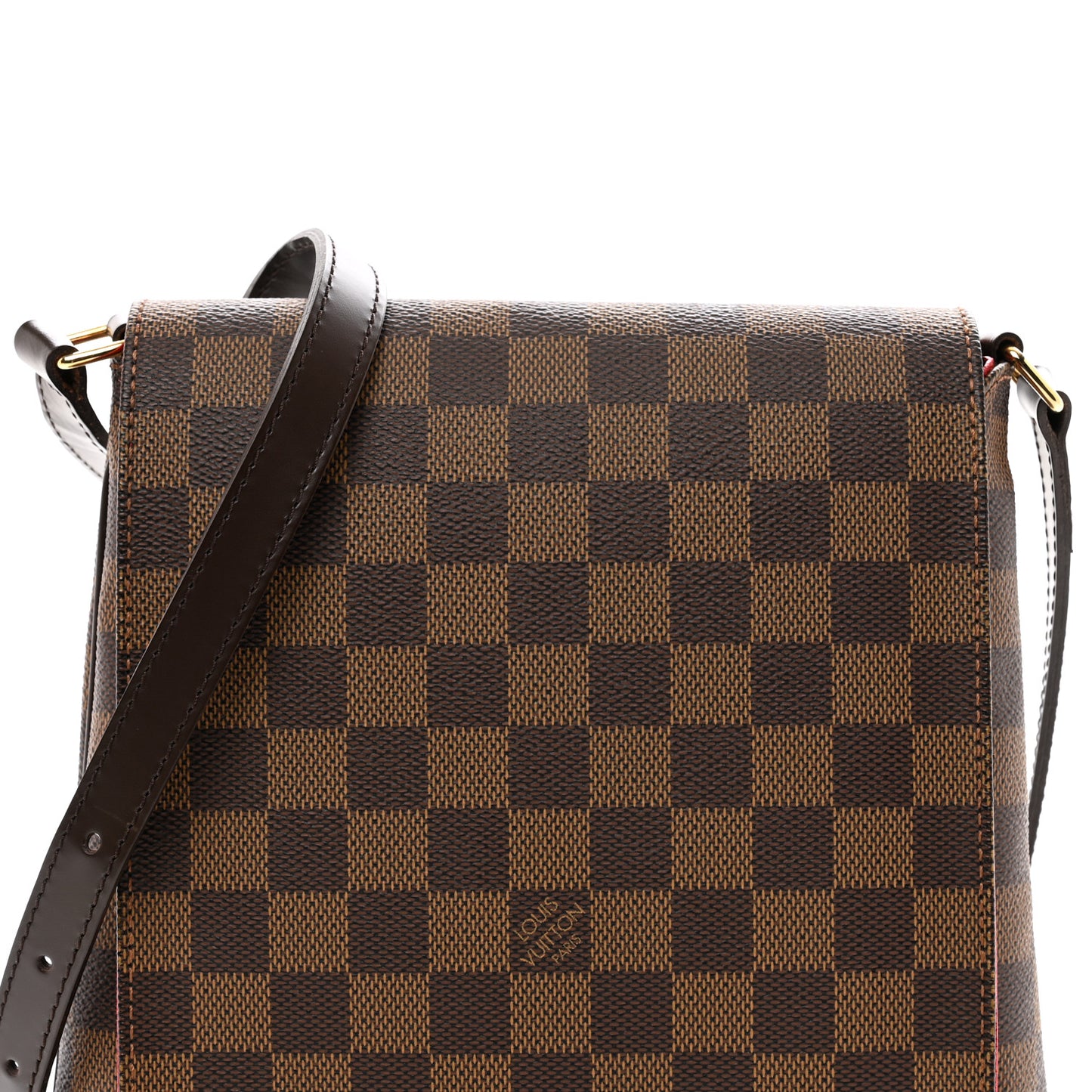 Damier Ebene Musette Salsa Long Strap