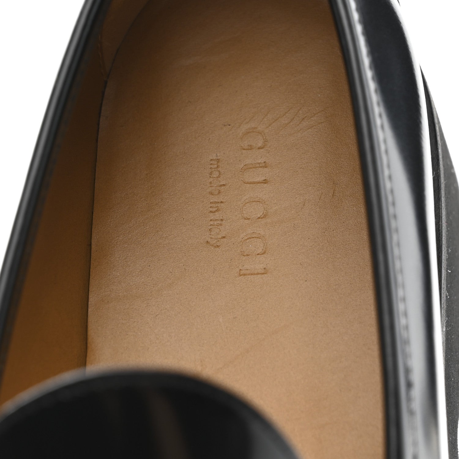 Gucci Cordovan Lux Womens Horsebit 45mm Platform Loafers 39.5 Black 8 of 11