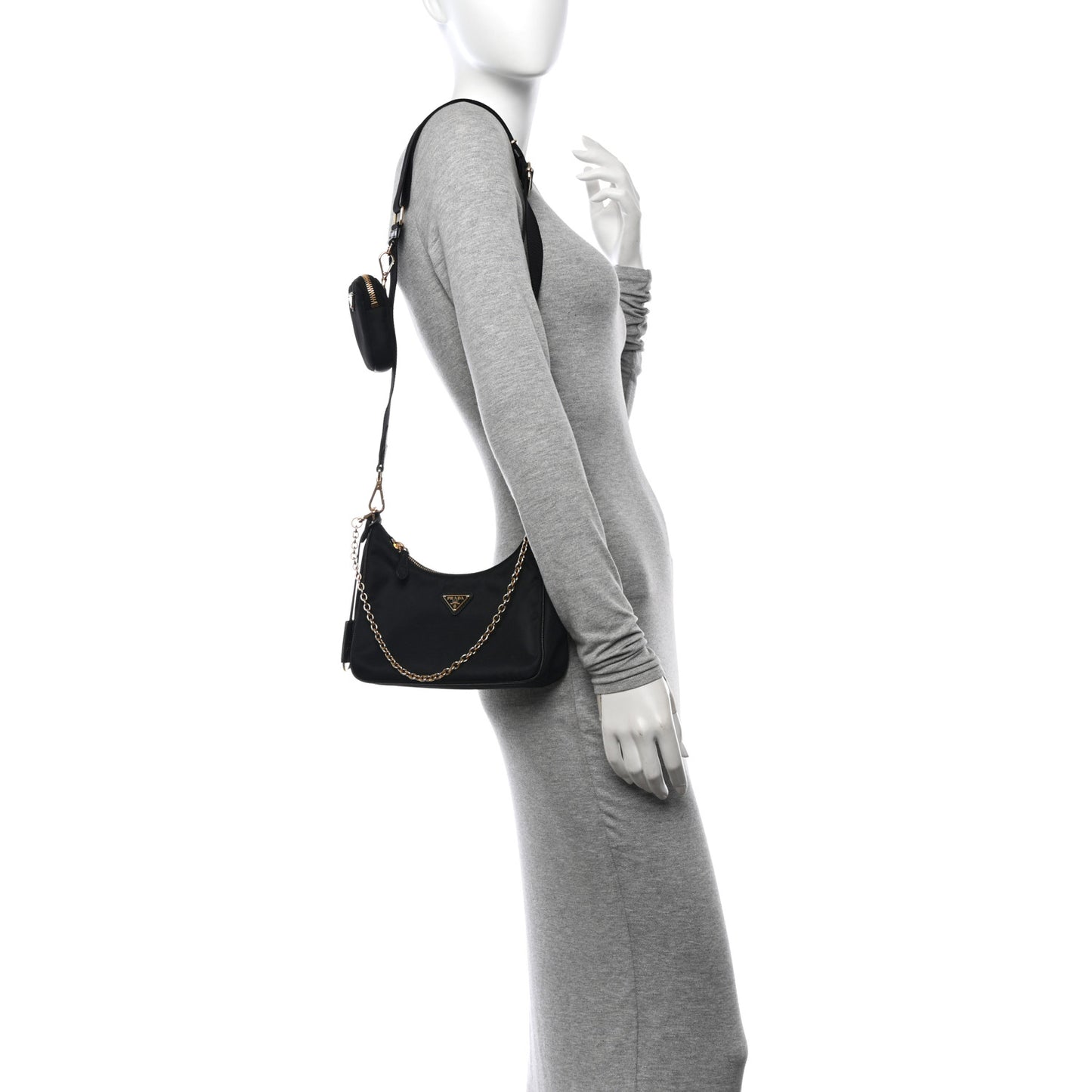 Nylon Re-Edition 2005 Shoulder Bag Black