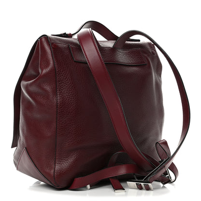 Proenza Schouler Pebbled Calfskin PS Courier Backpack Oxblood 2 of 4