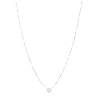 Cartier 18K White Gold Diamond SM D'Amour Pendant Necklace 1 of 6