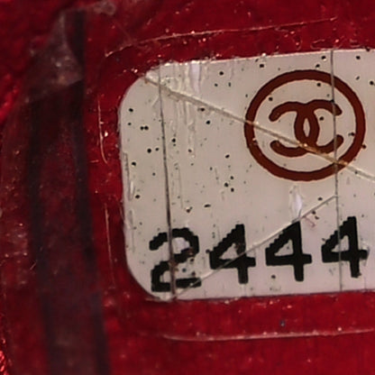 Chanel Caviar Quilted Mini Carry Around Bowling Bag Red 8 of 10