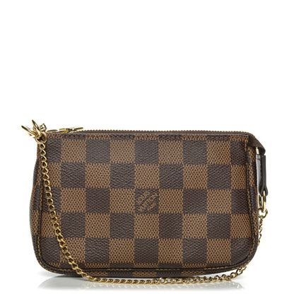 Louis Vuitton Damier Ebene Mini Pochette Accessories 1 of 7