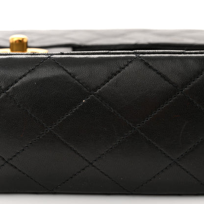 Chanel Lambskin Quilted Medium Double Flap Black 11 of 13