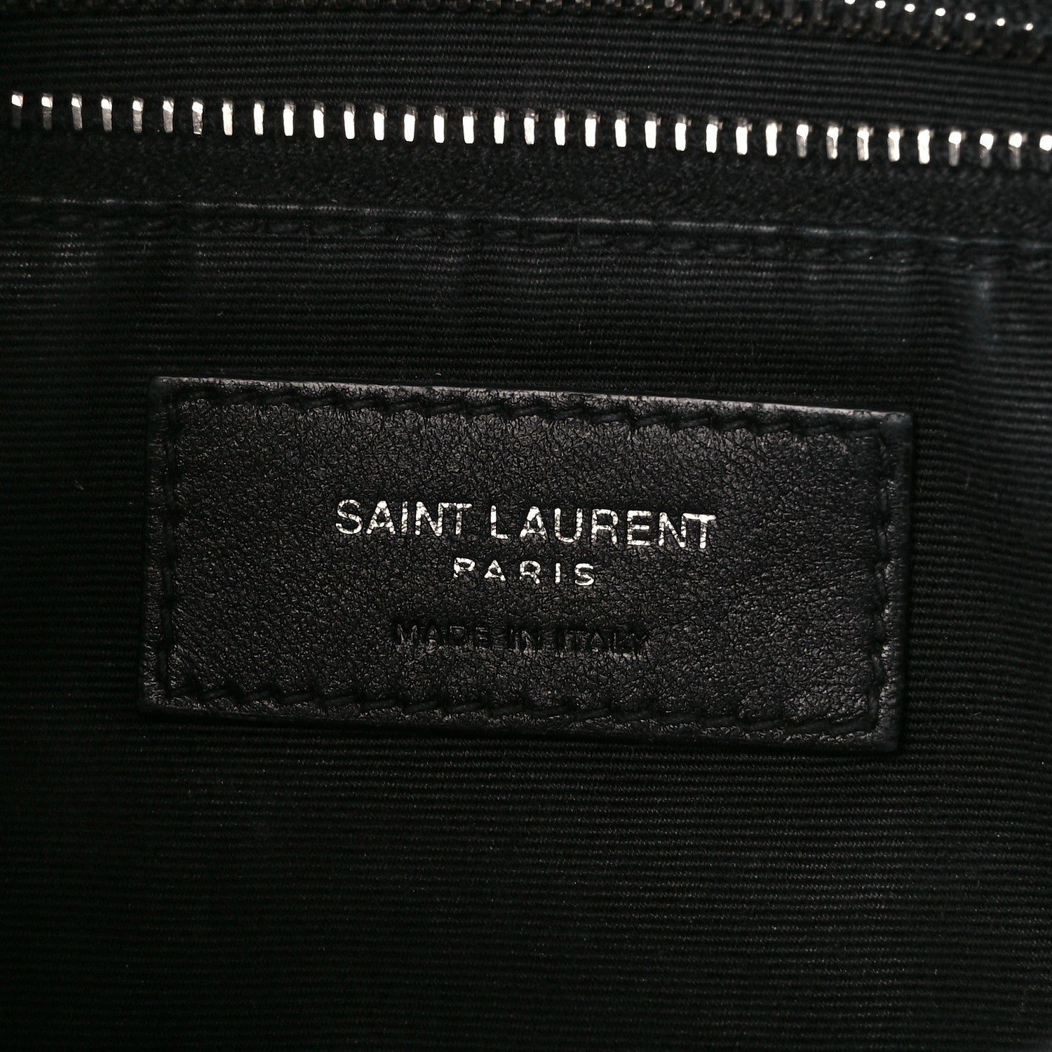 Saint Laurent Lambskin Quilted Toy Loulou Puffer Monogram Chain Satchel Black 6 of 11
