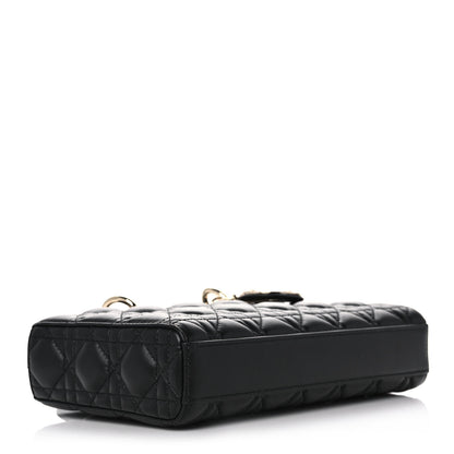 Christian Dior Lambskin Cannage Lady D-Joy Black 4 of 11
