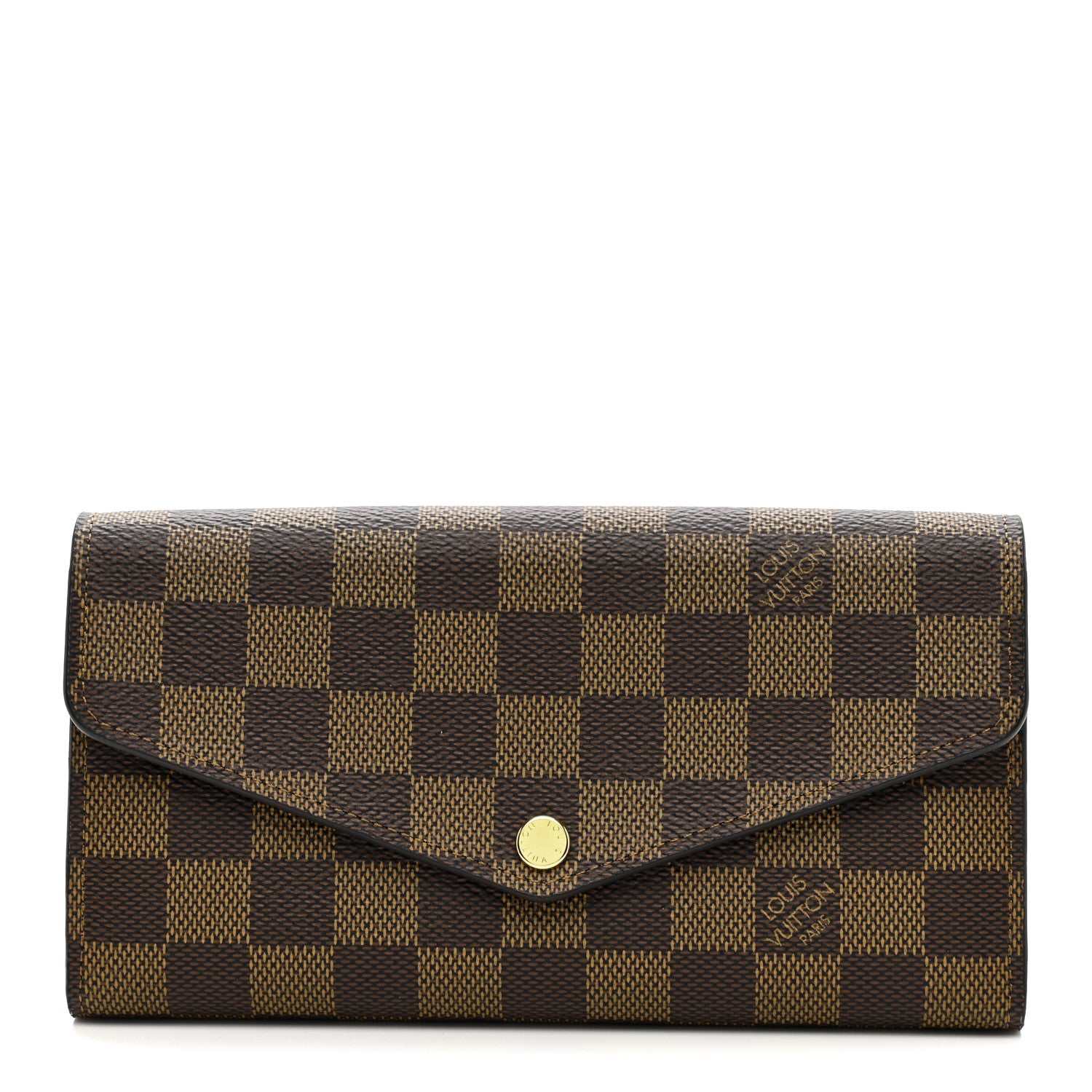 Louis Vuitton Damier Ebene Sarah Wallet NM 1 of 7
