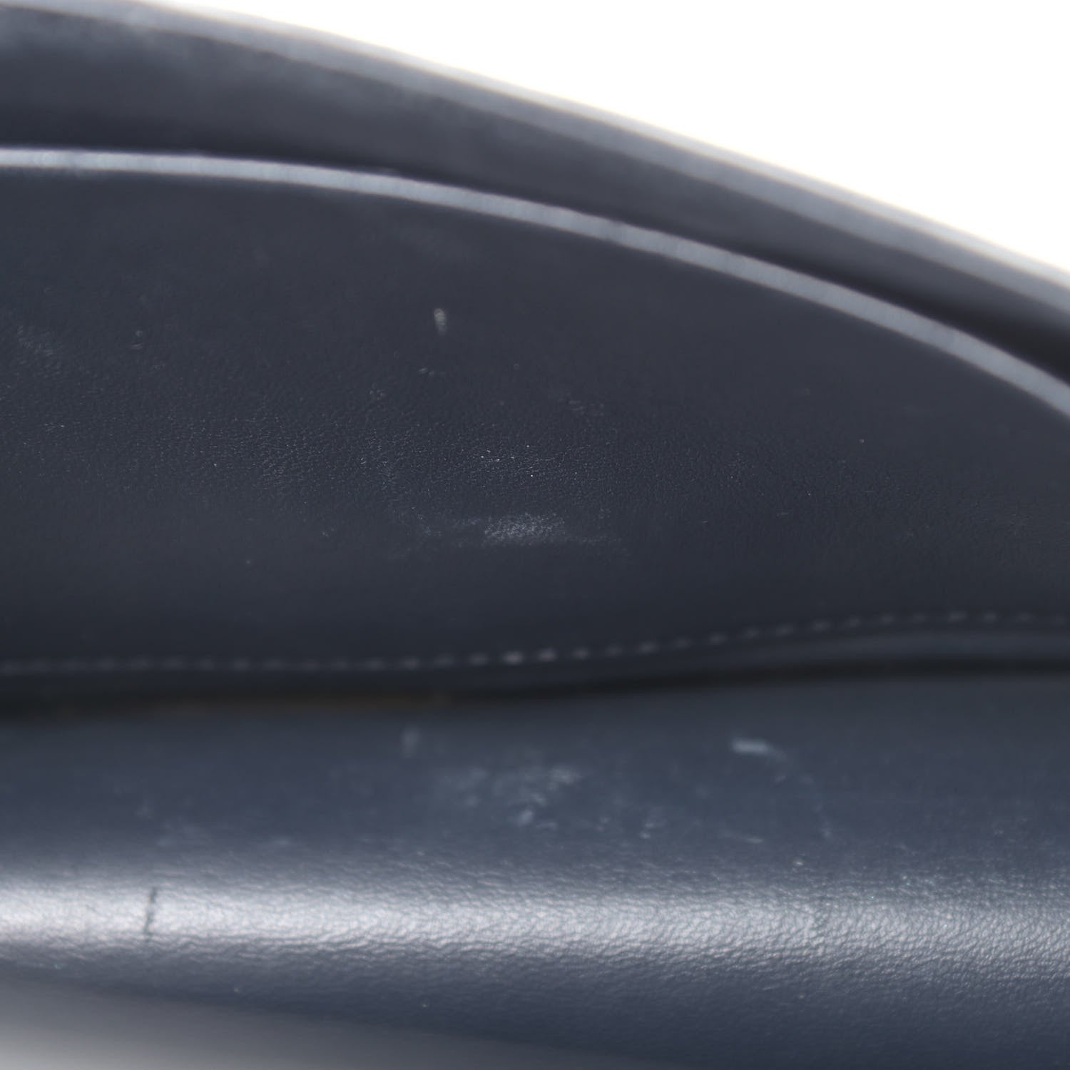 Christian Dior Metallic Patent Micro-Cannage Medium Diorama Flap Bag Silver 11 of 16