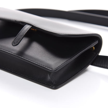 Christian Dior Calfskin Saddle Belt Bag Black 8 of 13