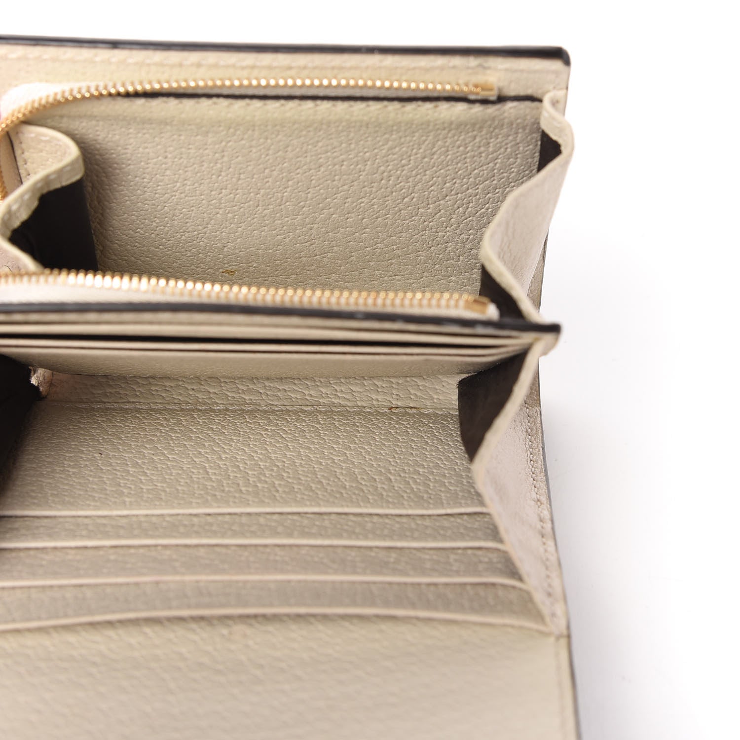 Gucci GG Supreme Monogram Flora Textured Calfskin Web Ophidia Card Case Wallet Beige Ebony Multicolor Mystic White 5 of 7