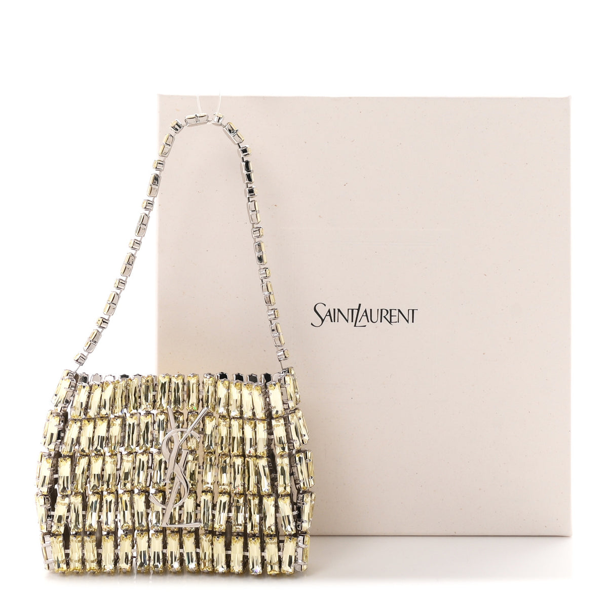 Saint Laurent Crystal Micro Evening Bag Mirror 7 of 7