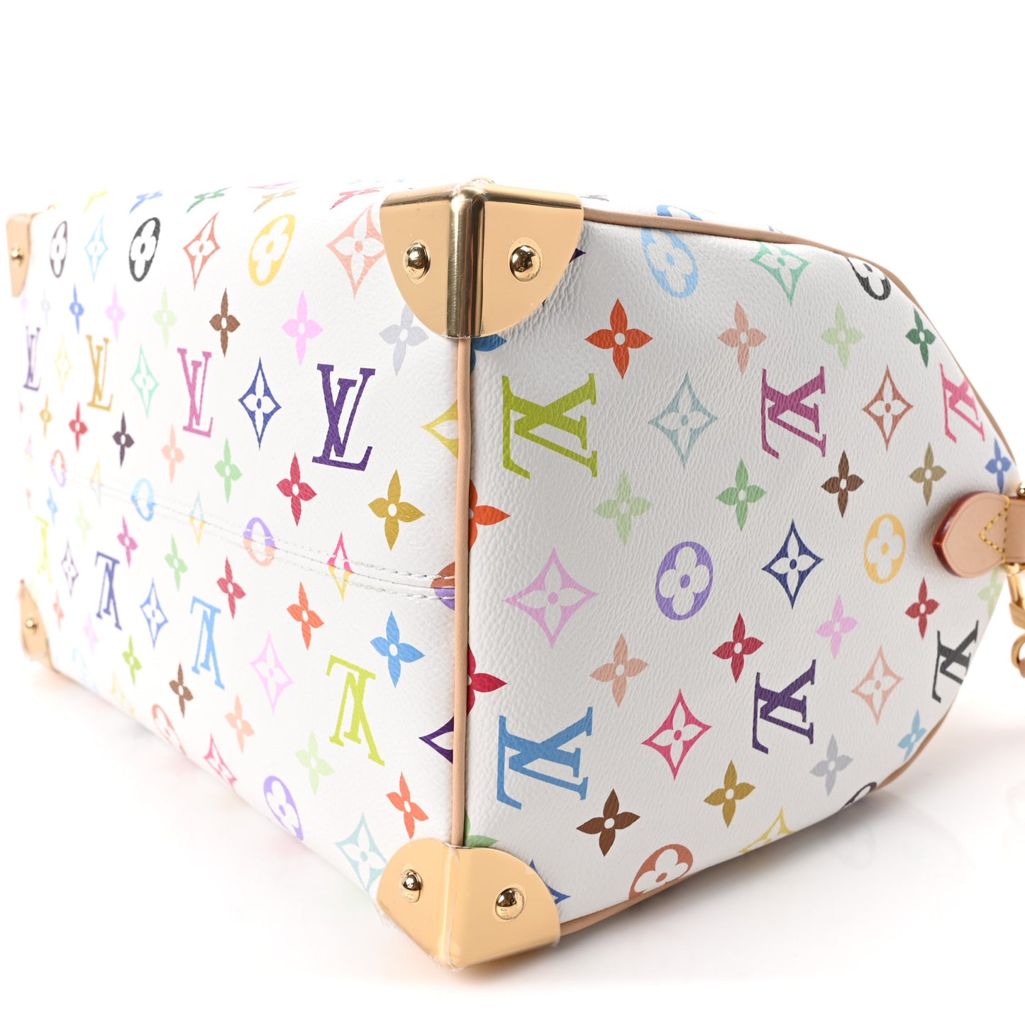 LV X TM Monogram Multicolor Speedy Soft 30 White