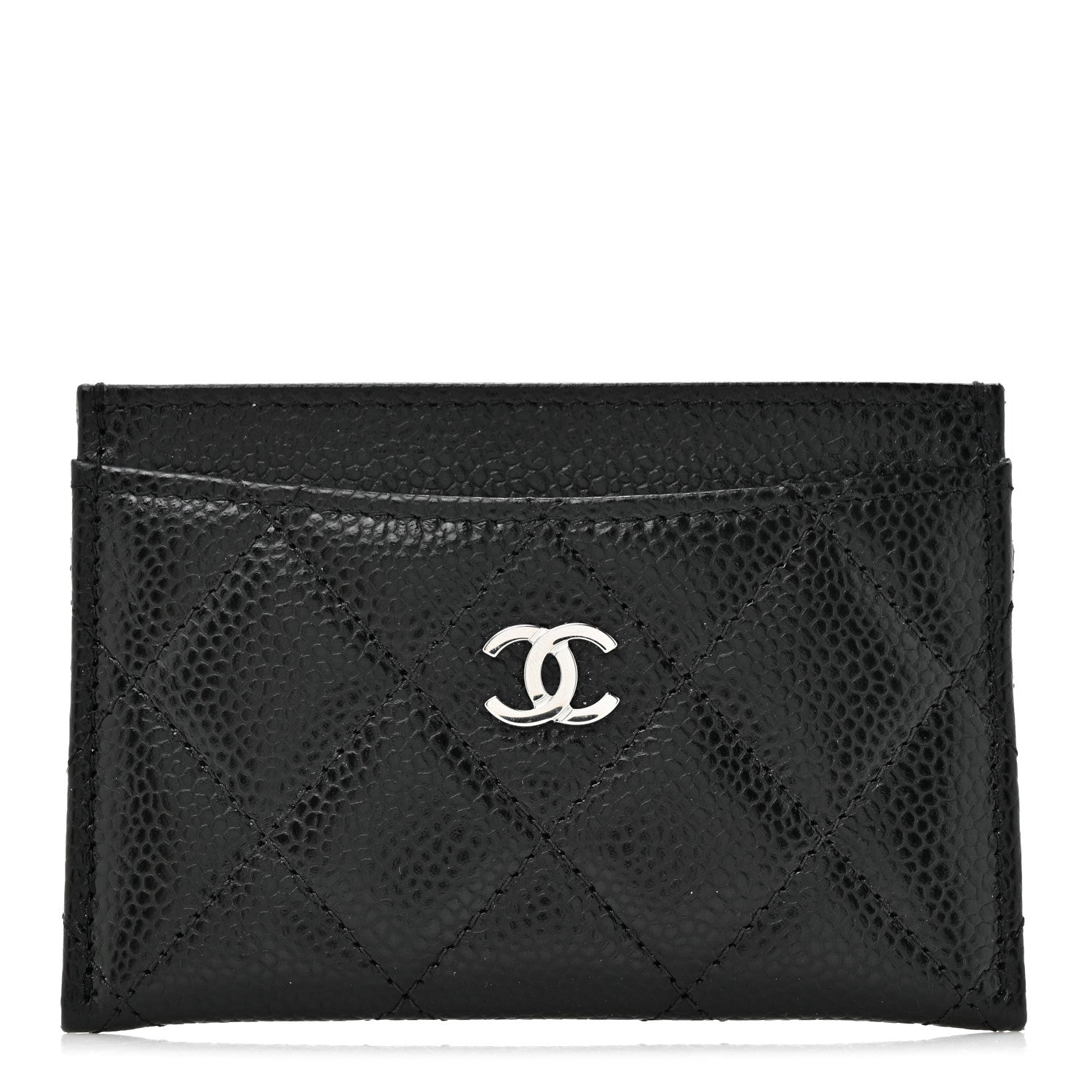Chanel Caviar Quilted Card Holder Black 1 of 9