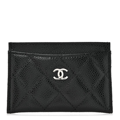 Chanel Caviar Quilted Card Holder Black 1 of 9