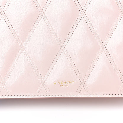Givenchy Goatskin Quilted GV3 Strap Wallet Pale Pink 8 of 9