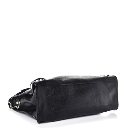Balenciaga Chevre Gold Metallic Edge Hardware City Black 4 of 7