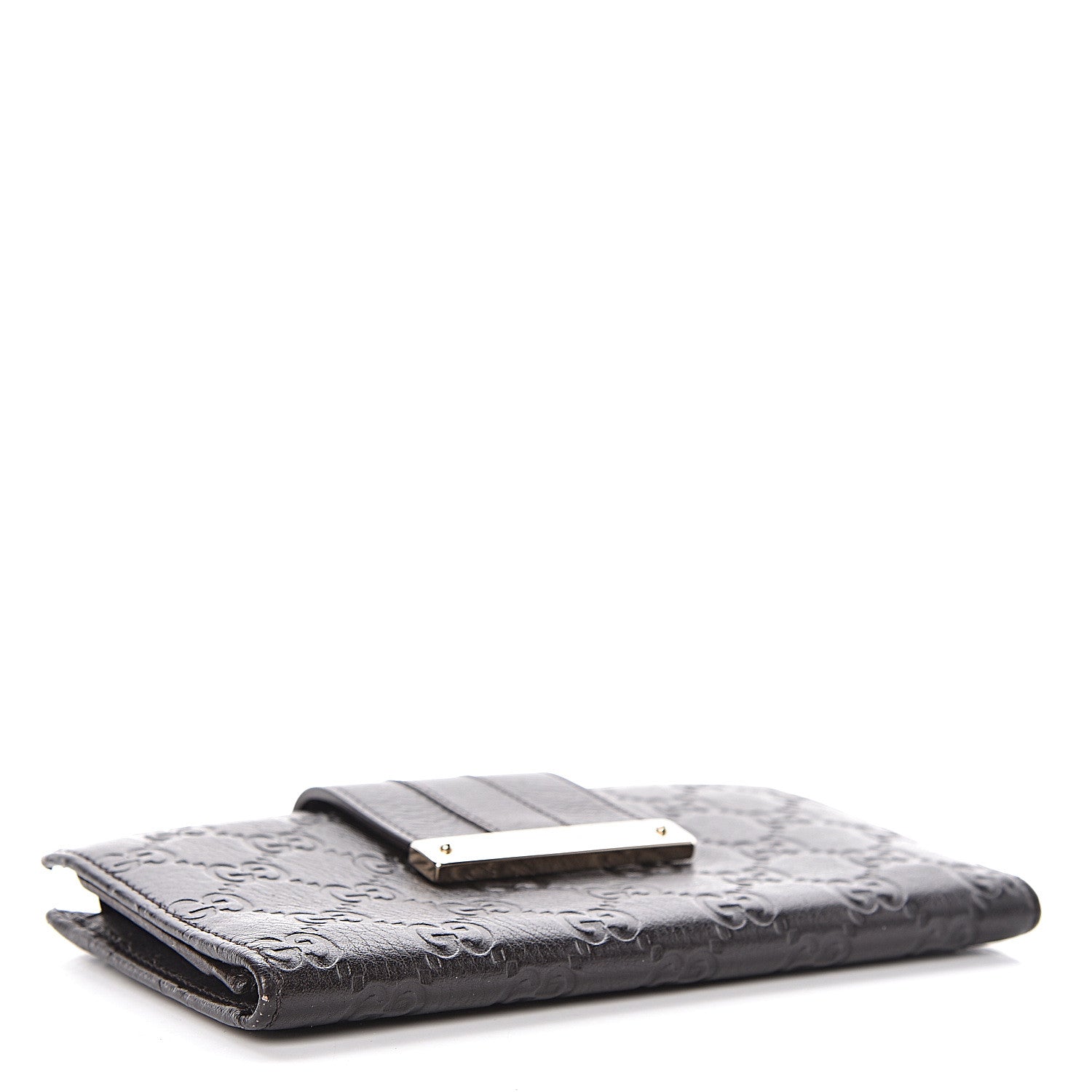 Gucci Guccissima Ladies Web Long Wallet Black 4 of 6