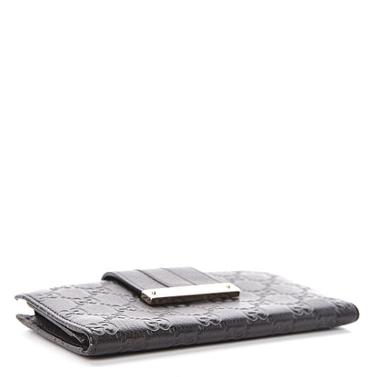 Gucci Guccissima Ladies Web Long Wallet Black 4 of 6