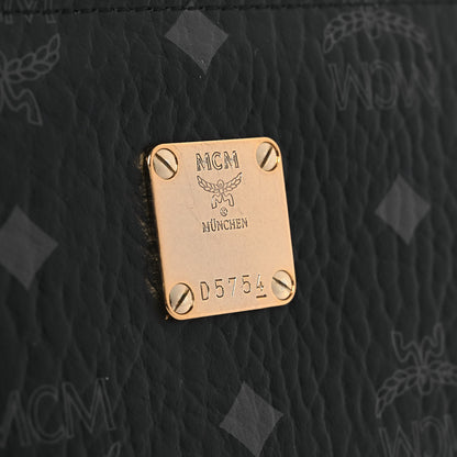 MCM Visetos Large Zip Around Wallet Black 7 of 13