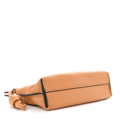 Loewe Calfskin Nano Flamenco Knot Clutch Warm Desert 4 of 9