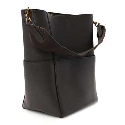Celine Soft Grained Calfskin Sangle Bucket Bag Ecorce 2 of 10