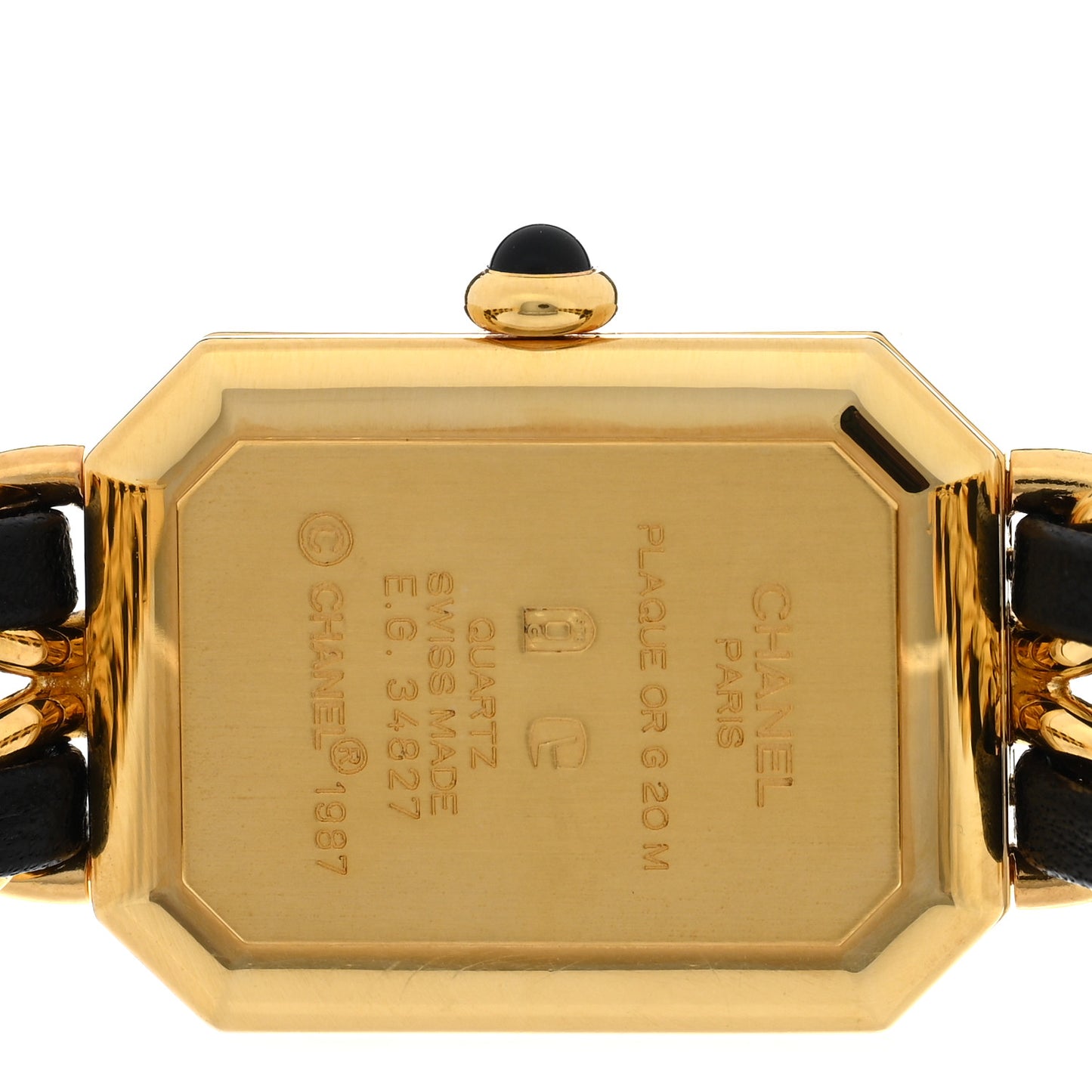 Stainless Steel Lambskin 20mm Chain Premiere Quartz Watch Gold M
