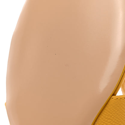 Hermes Epsom Oasis Sandals 37.5 Jaune Sable 13 of 16