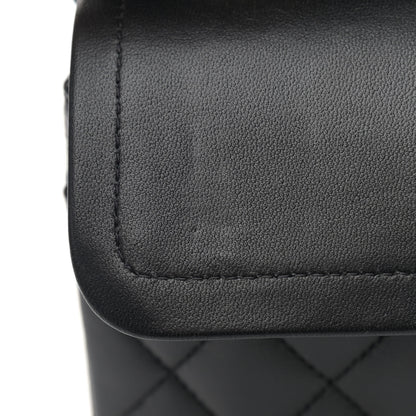 Chanel Lambskin Quilted Small Double Flap Black 12 of 13