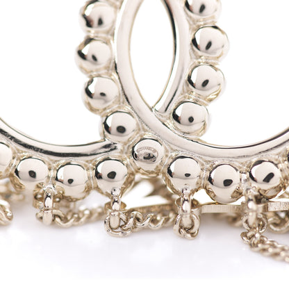 Chanel Metal Crystal Bow-tiful CC Chain Brooch Gold 3 of 3