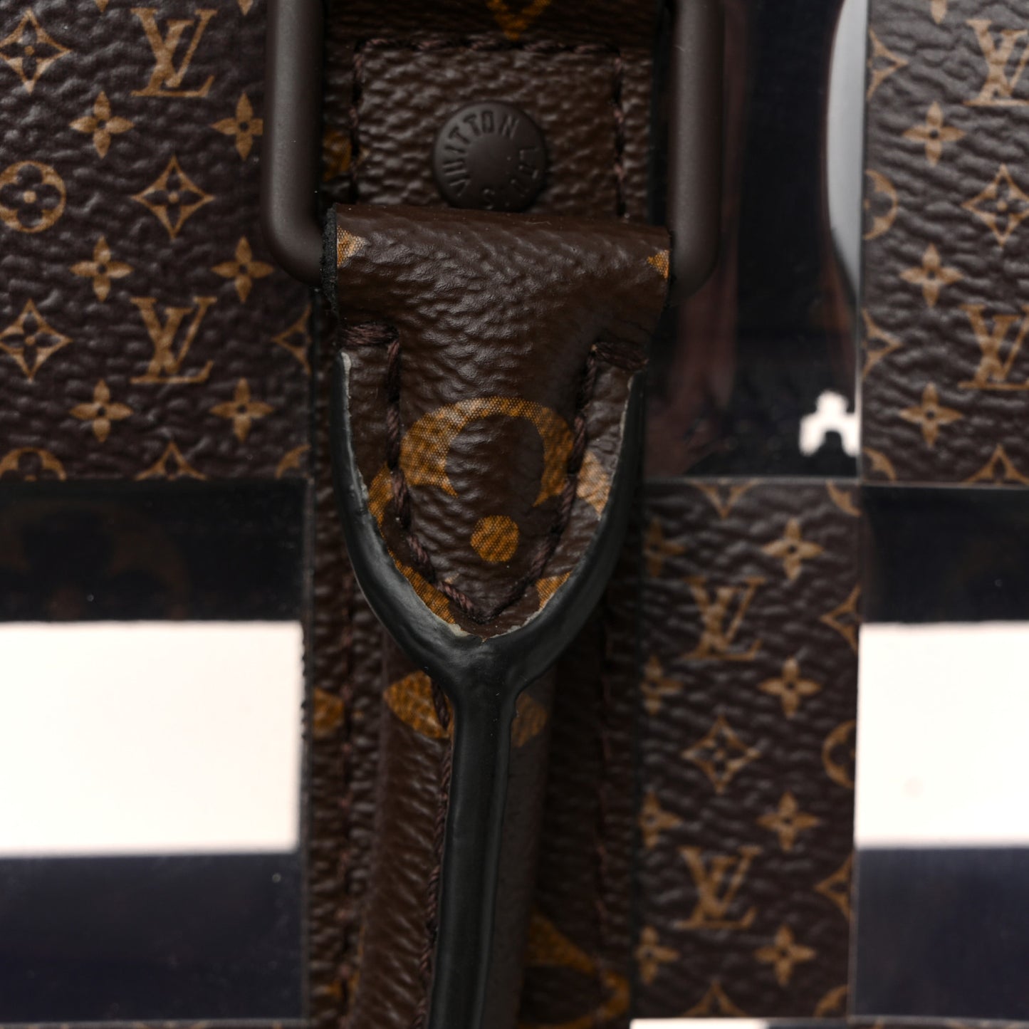 PVC Monogram Chess Sac Plat