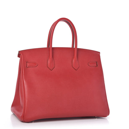 Hermes Epsom Birkin 35 Rouge Garance 3 of 14