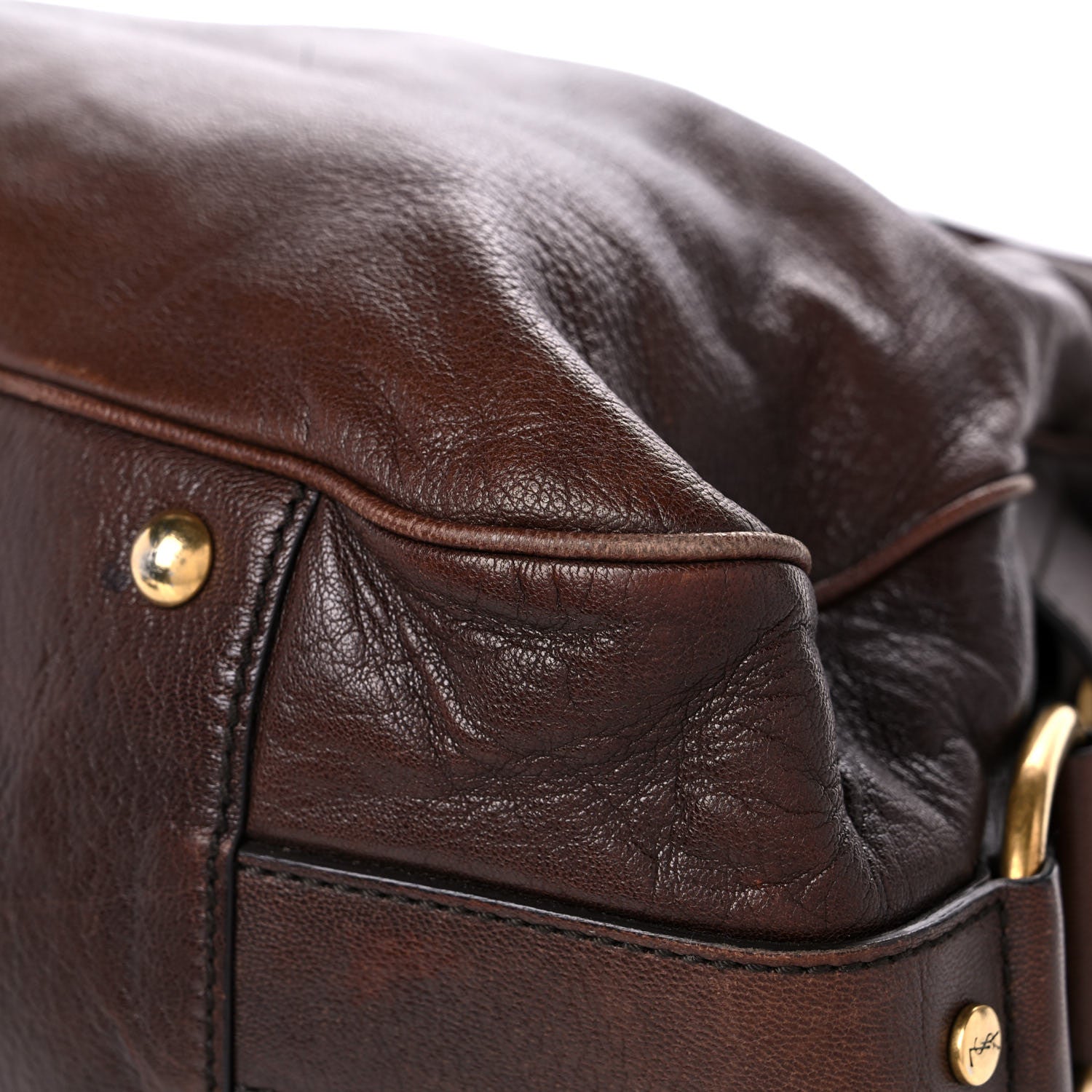 Saint Laurent Calfskin Muse Messenger Bag Brown 9 of 27