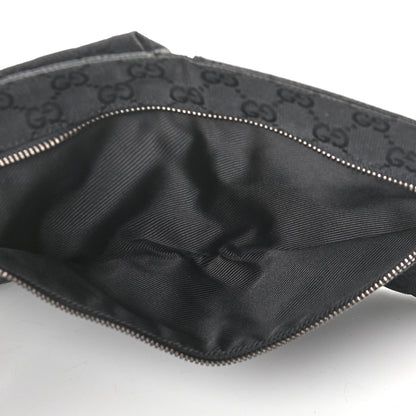 Gucci GG Monogram Double Pocket Belt Bag Black 5 of 10