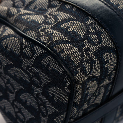 Christian Dior Monogram Boston Navy Blue 10 of 16