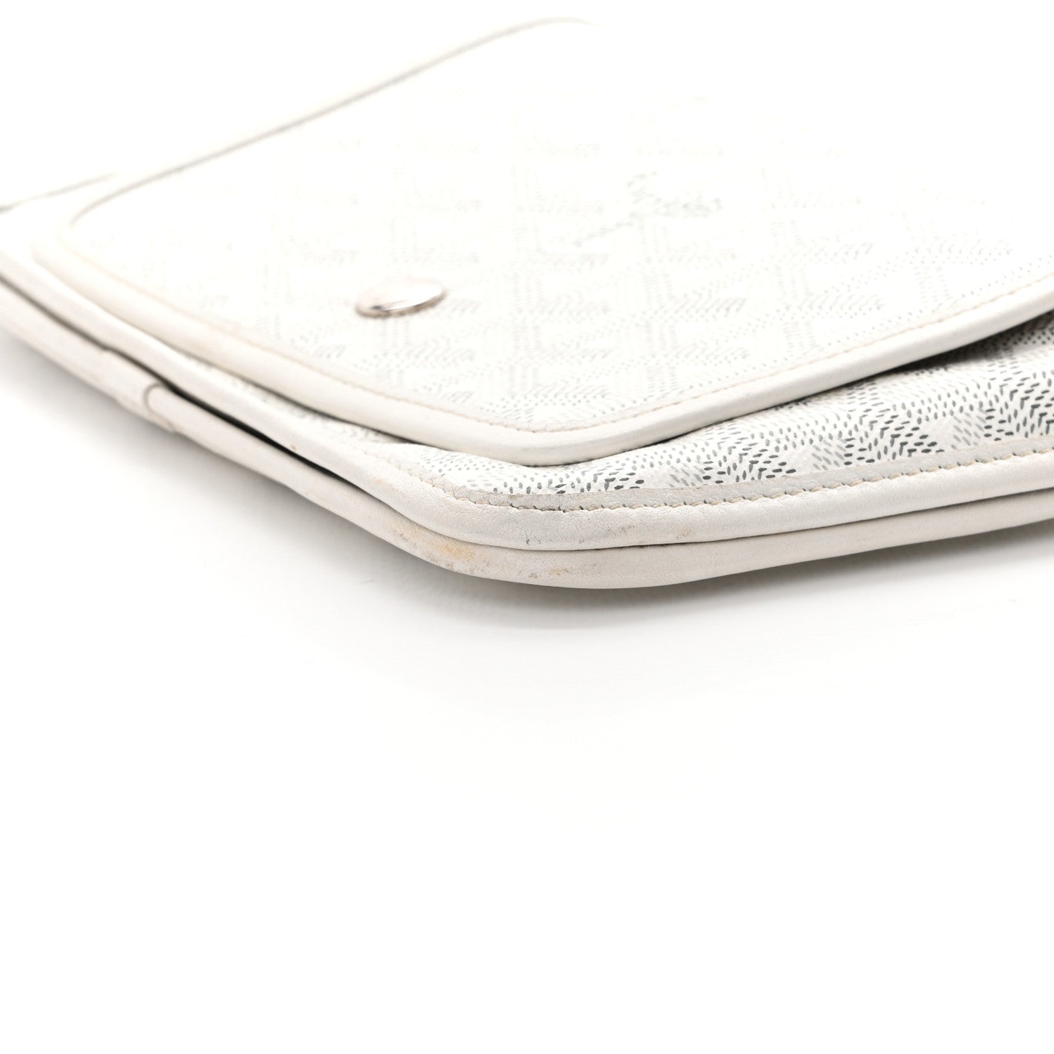 Goyard Goyardine Plumet Wallet Clutch White 13 of 21