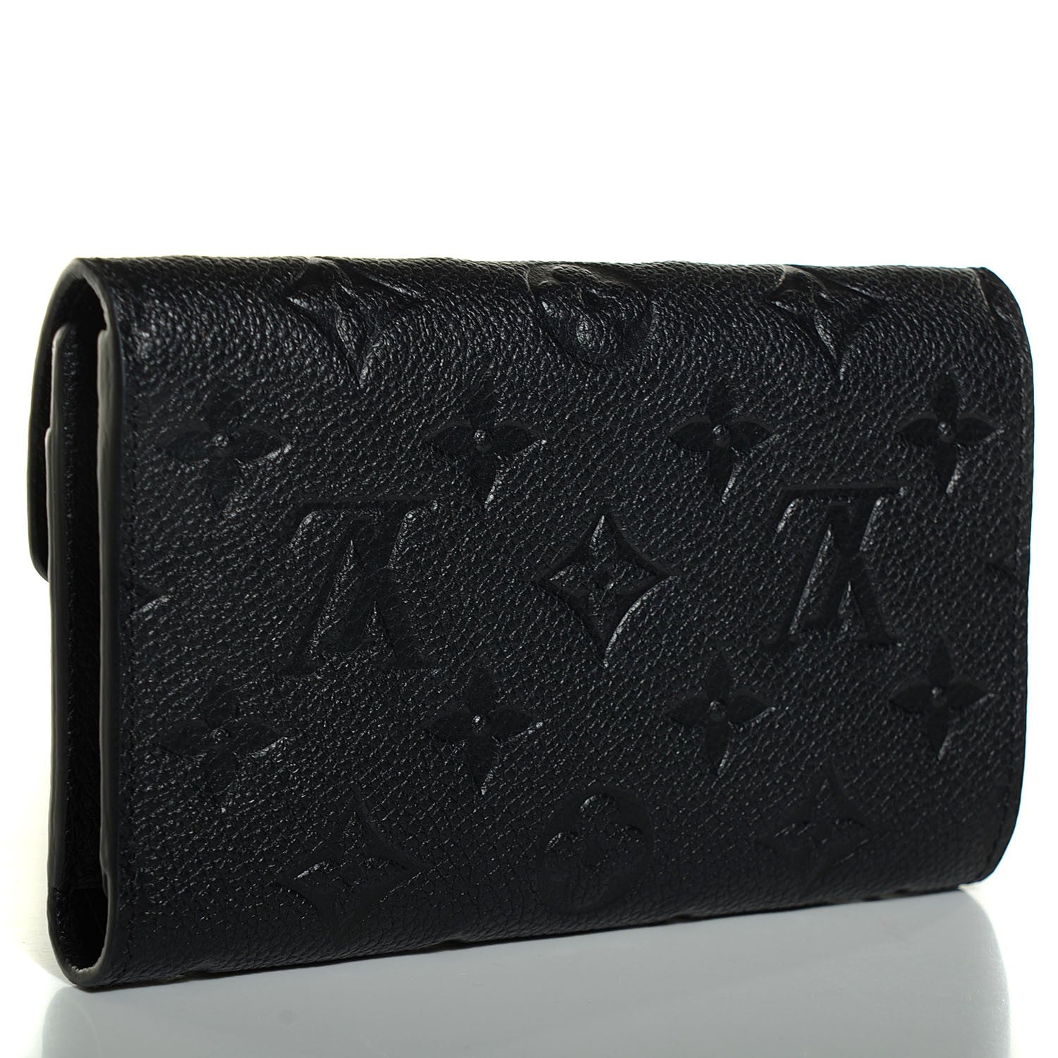 Louis Vuitton Empreinte Compact Curieuse Wallet Black 3 of 8
