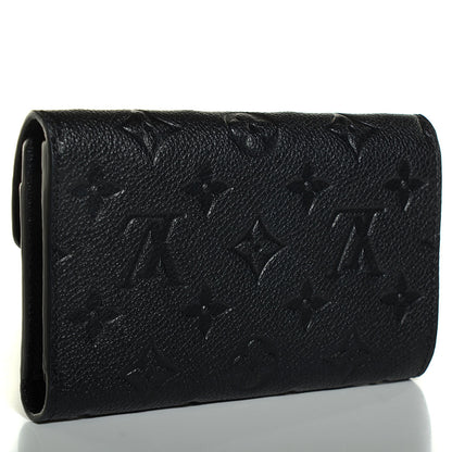 Louis Vuitton Empreinte Compact Curieuse Wallet Black 3 of 8