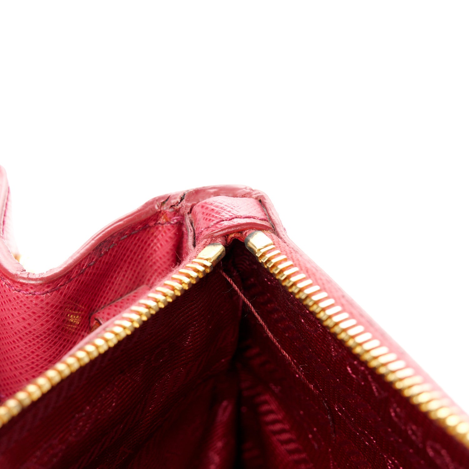 Prada Saffiano Small Galleria Double Zip Tote Poenia 15 of 16