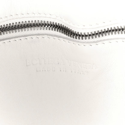 Bottega Veneta Lambskin Maxi Intrecciato Cassette Messenger Chalk 6 of 13