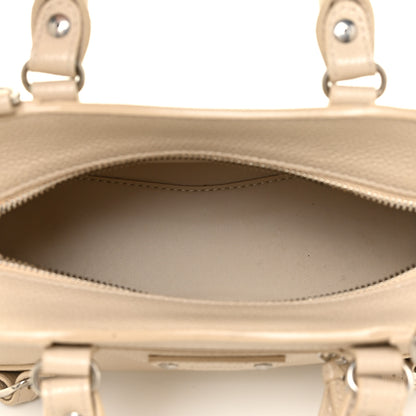Balenciaga Grained Calfskin Neo Classic Silver Hardware Mini City Cream 5 of 12