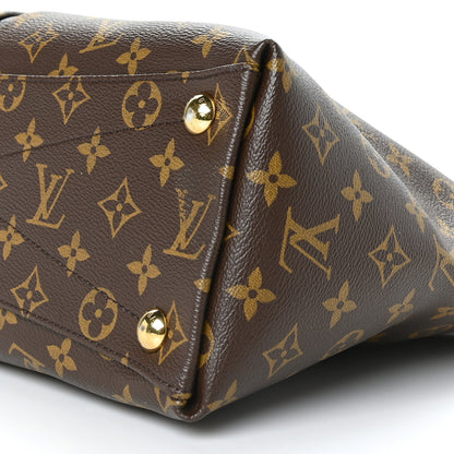 Louis Vuitton Monogram V Tote MM Black 9 of 10