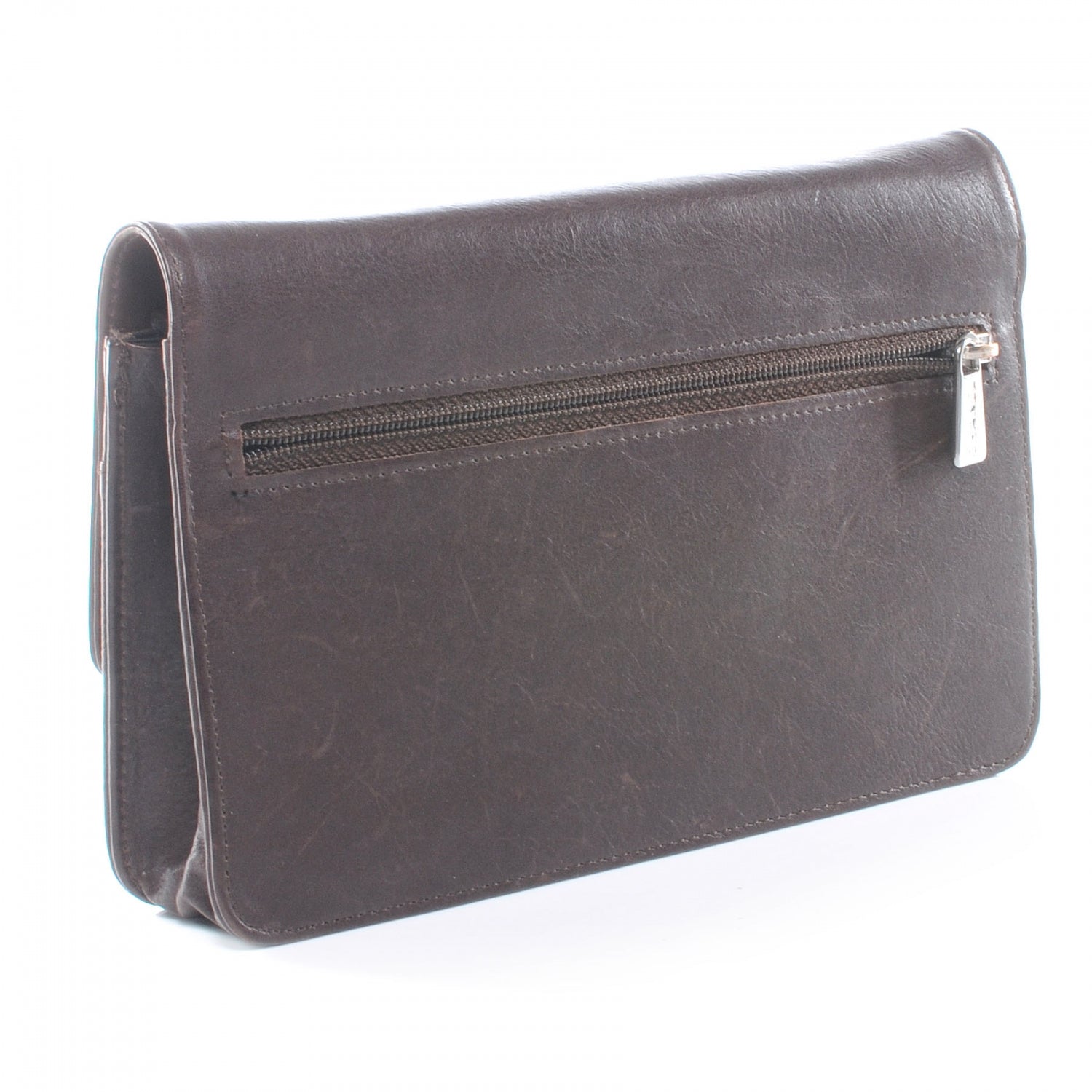 Chanel Calfskin CC Wallet on Chain WOC Brown 3 of 9