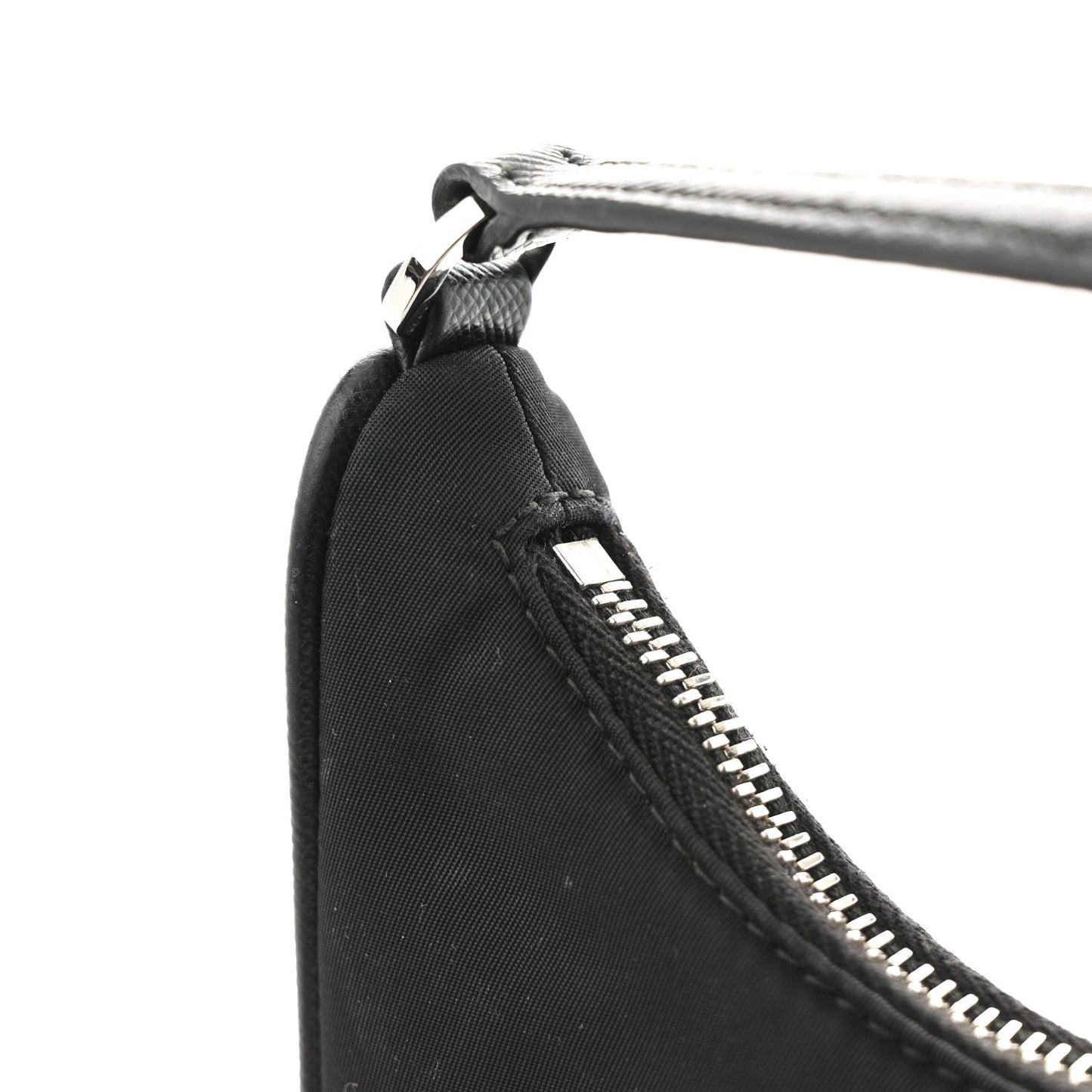 Tessuto Nylon Saffiano Mini Re-Edition 2005 Bag Black