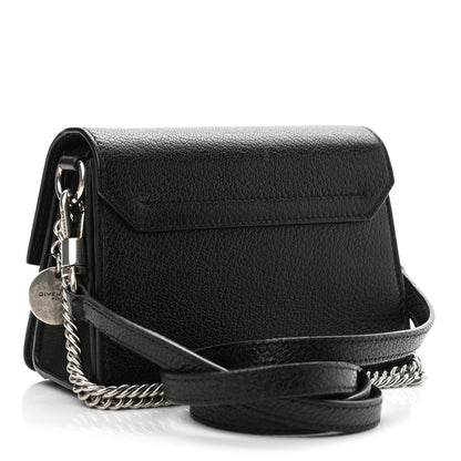 Givenchy Goatskin Mini GV3 Shoulder Bag Black 3 of 9
