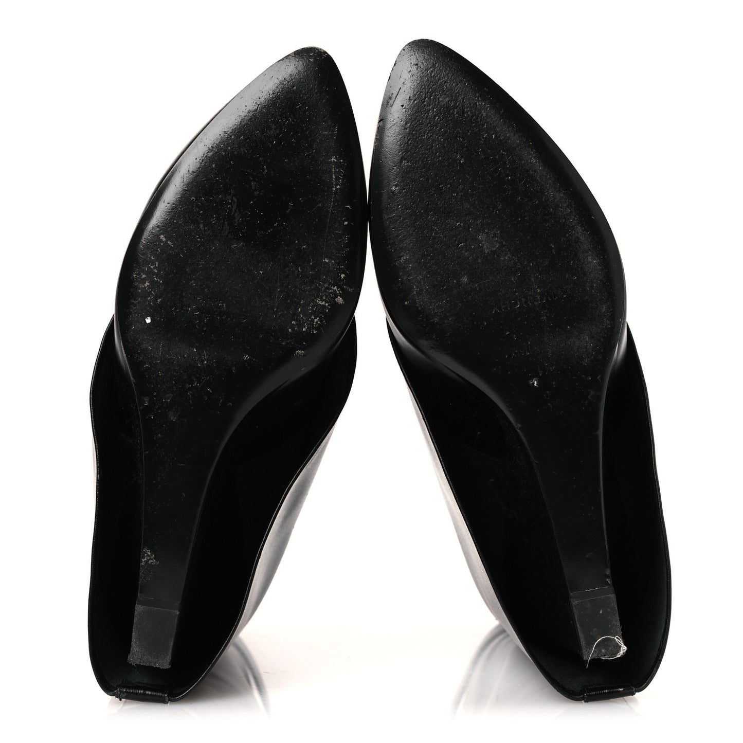 Calfskin Shark Lock Ankle Boots 41 Black