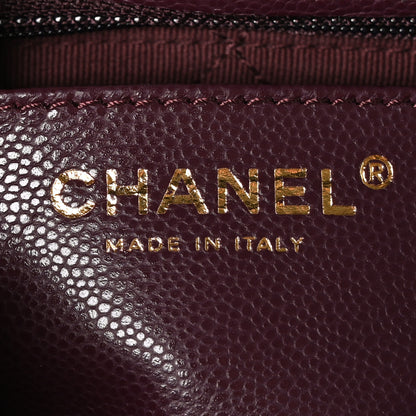 Chanel Caviar Quilted CC Mini Flap Dark Burgundy 6 of 11